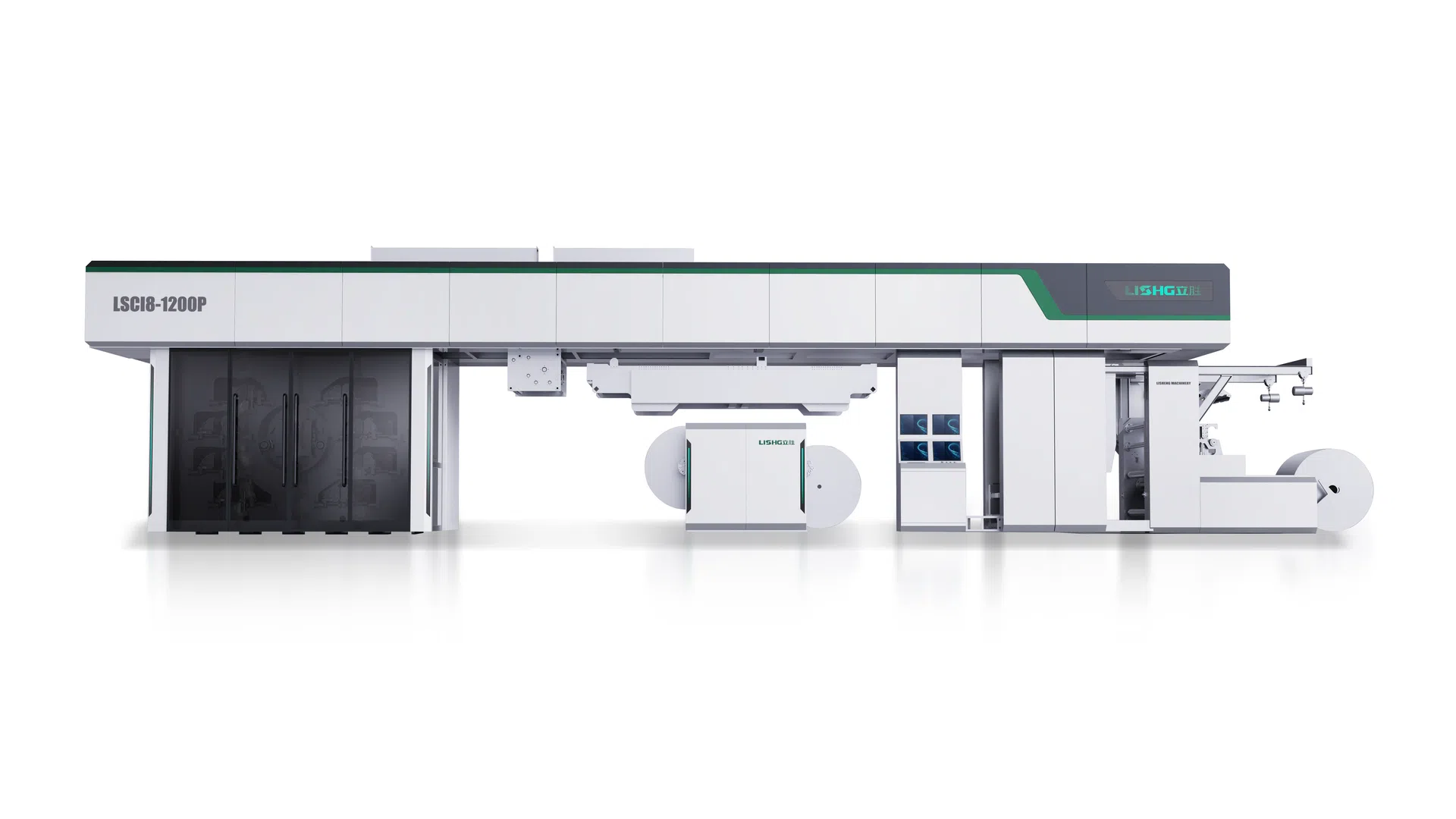 Master Series 8 Color Full Servo Gearless CI Flexo Press for Premium Paper Packaging Production | LISHG Machinery Master Series 8 Color Full Servo Gearless CI Flexo Press for Premium Paper Packaging Production