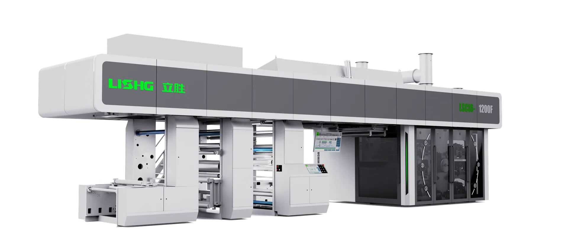 Master Series 6 Color Full Servo Gearless CI Flexographic Printing Machine for Flexible Packaging