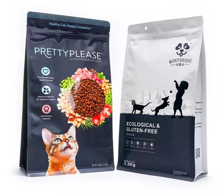 Cat food packaging film printed on LISHG flexo press