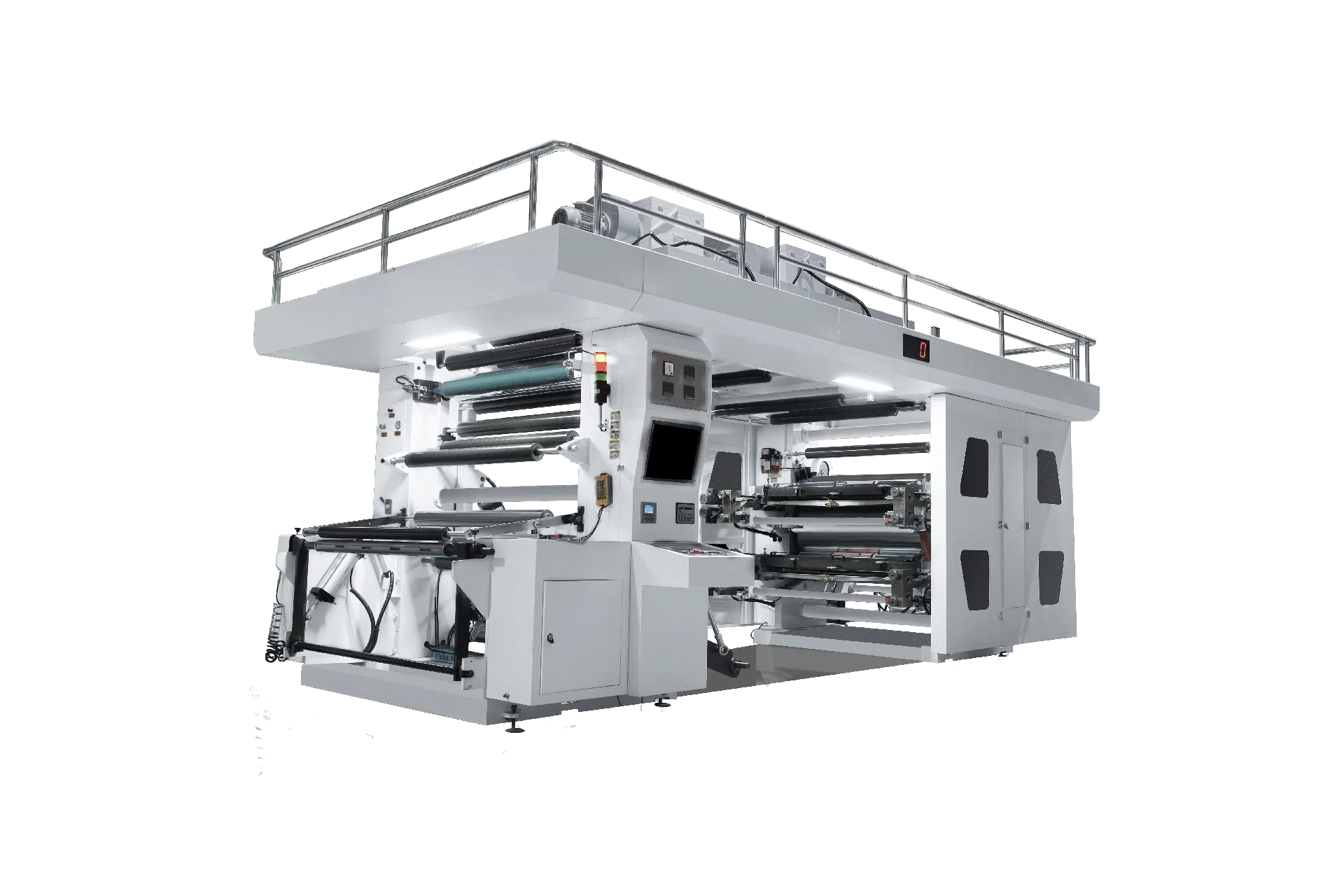 LISHG Ultra Series 4 Color Satellite CI Flexographic Printing Machine for Flexible Packaging