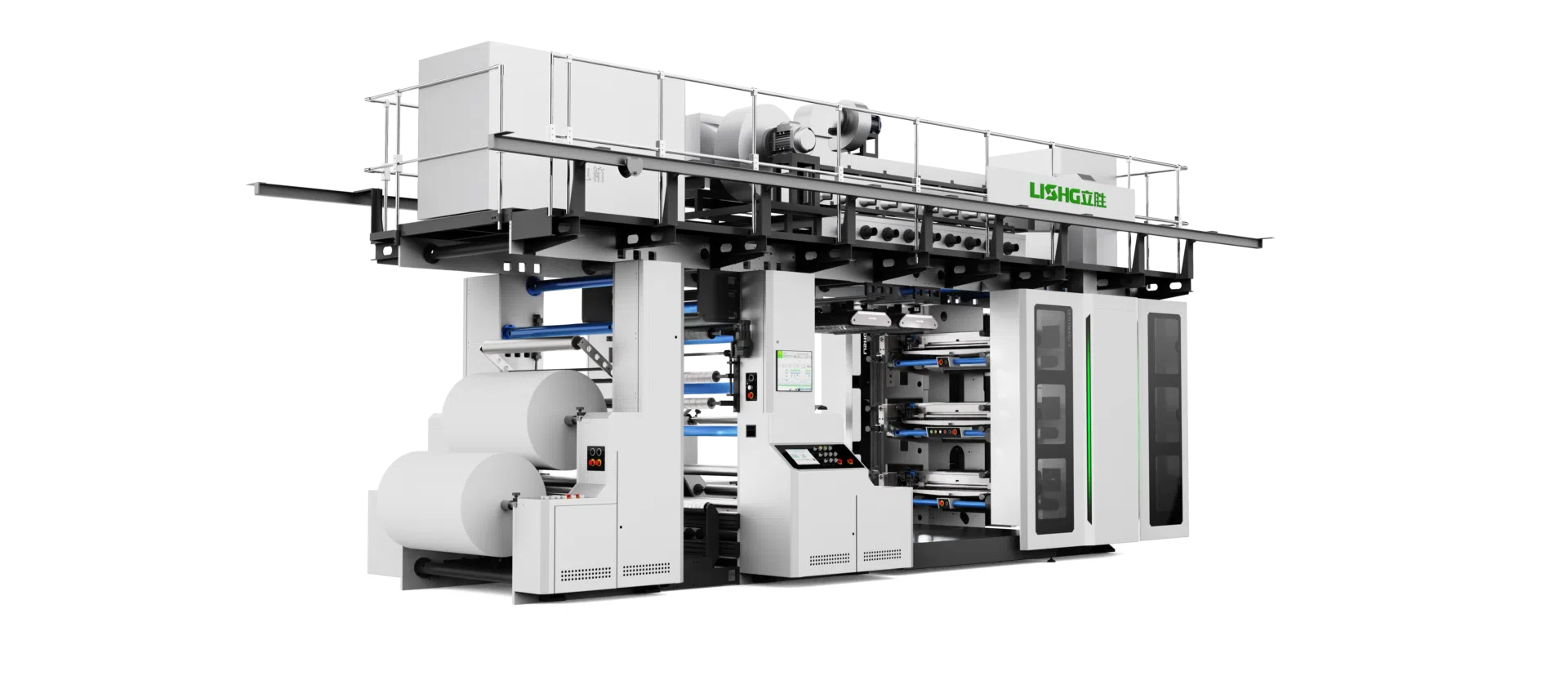 Honor 6 Color Servo Motor Driven Stack Type High Speed Flexographic Printing Machine