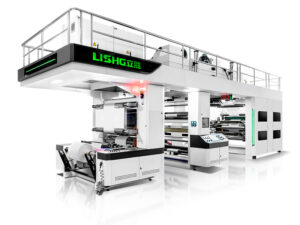 4 Colors Central Drum CI Flexo Press For Printer Paper Plastic Bag