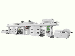 4 6 8 Colors Central Drum Flexo Press For Printer Paper Plastic Bag