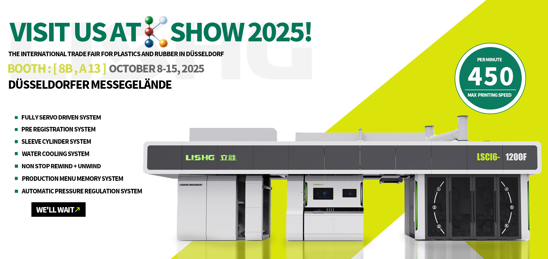 VISIT US AT K SHOW 2025!