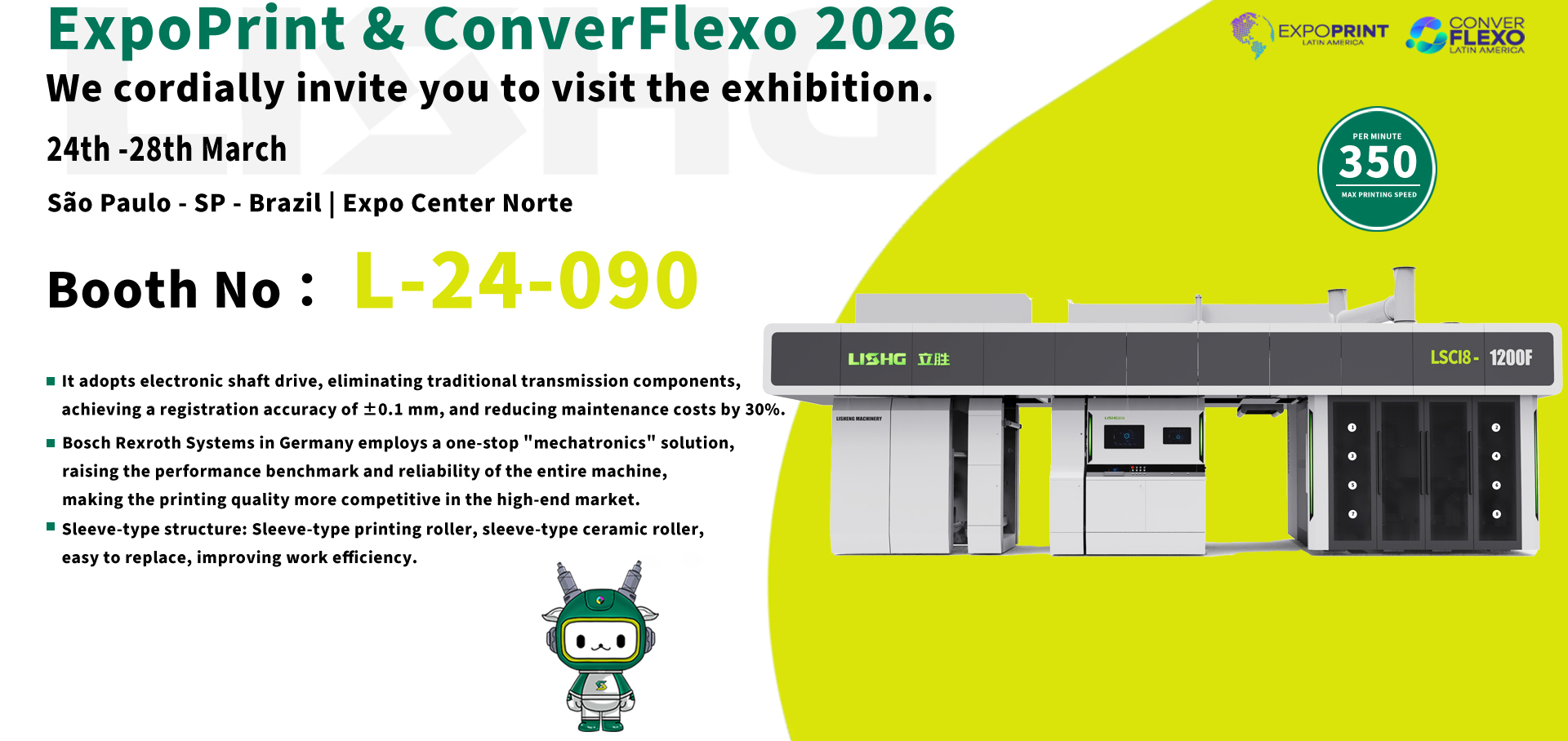 VISIT US AT ExpoPrint & ConverFlexo 2026！